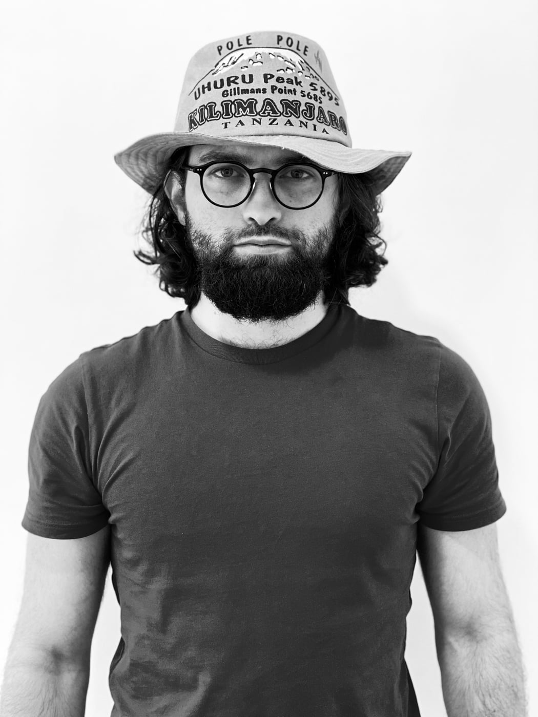 Black-and-white field portrait of Lambert Vissot